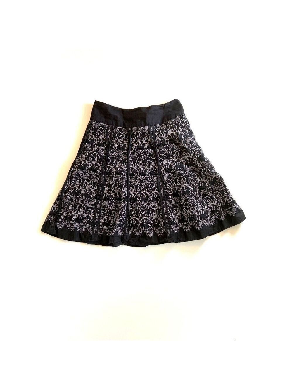 MEXX Women's Black A-Line Mini Skirt Size 6 - Picture 7 of 8